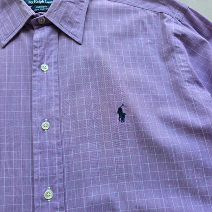 Vintage Ralph Lauren Check Long Sleeve Button Up Shirt - L