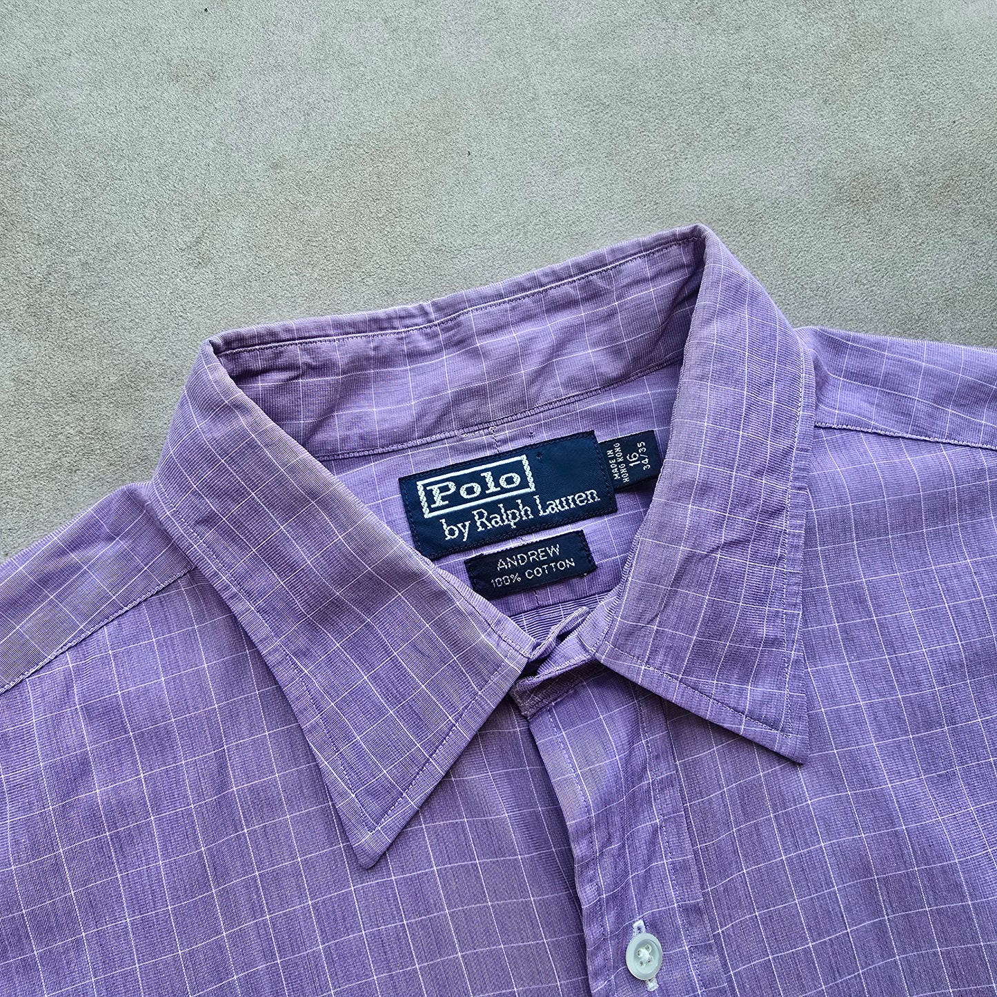 Vintage Ralph Lauren Check Long Sleeve Button Up Shirt - L