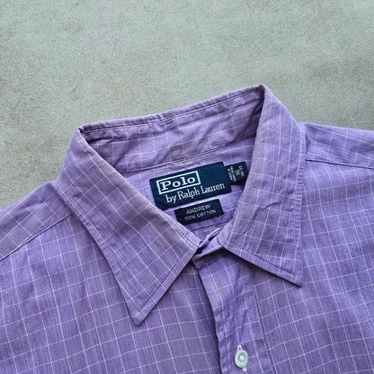 Vintage Ralph Lauren Check Long Sleeve Button Up Shirt - L