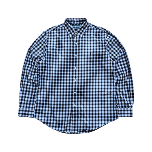 Vintage Ralph Lauren Check Long Sleeve Button Up Shirt - L