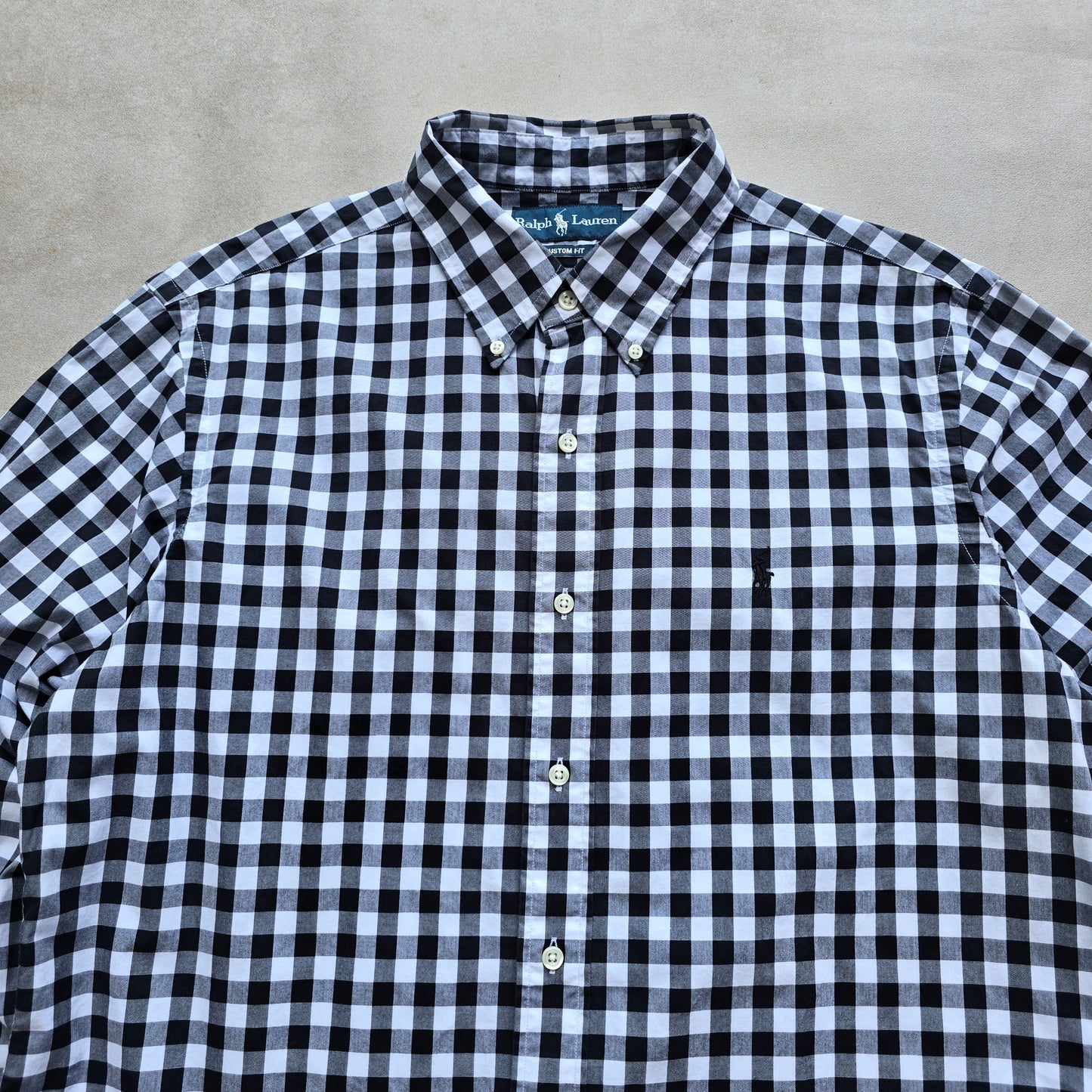 Vintage Ralph Lauren Check Long Sleeve Button Up Shirt - L