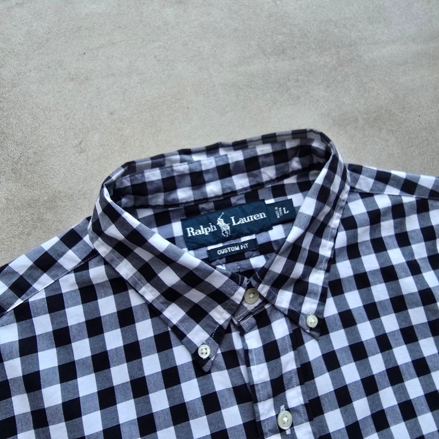 Vintage Ralph Lauren Check Long Sleeve Button Up Shirt - L