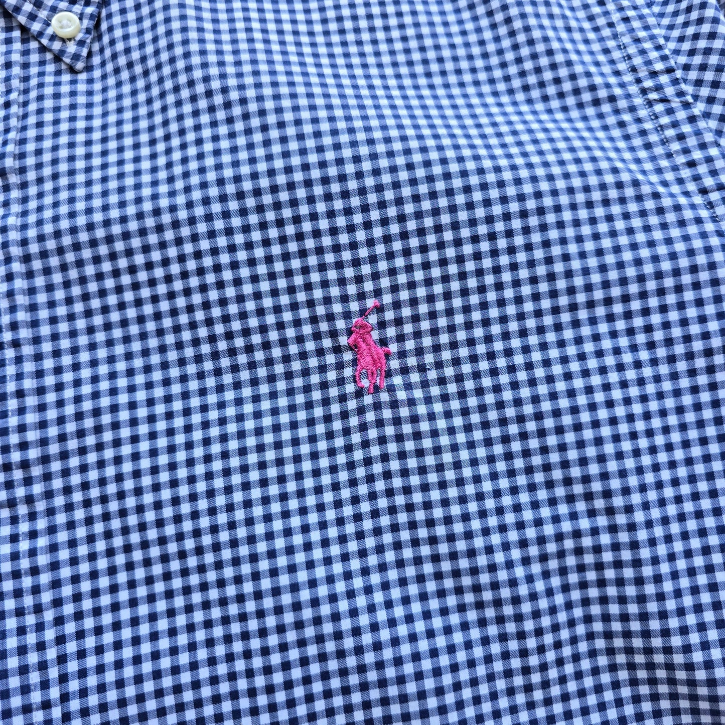 Ralph Lauren Check Long Sleeve Button Up Shirt - L