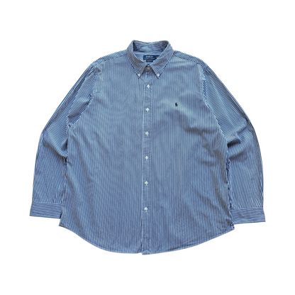 Ralph Lauren Striped Long Sleeve Button Up Shirt - XXL