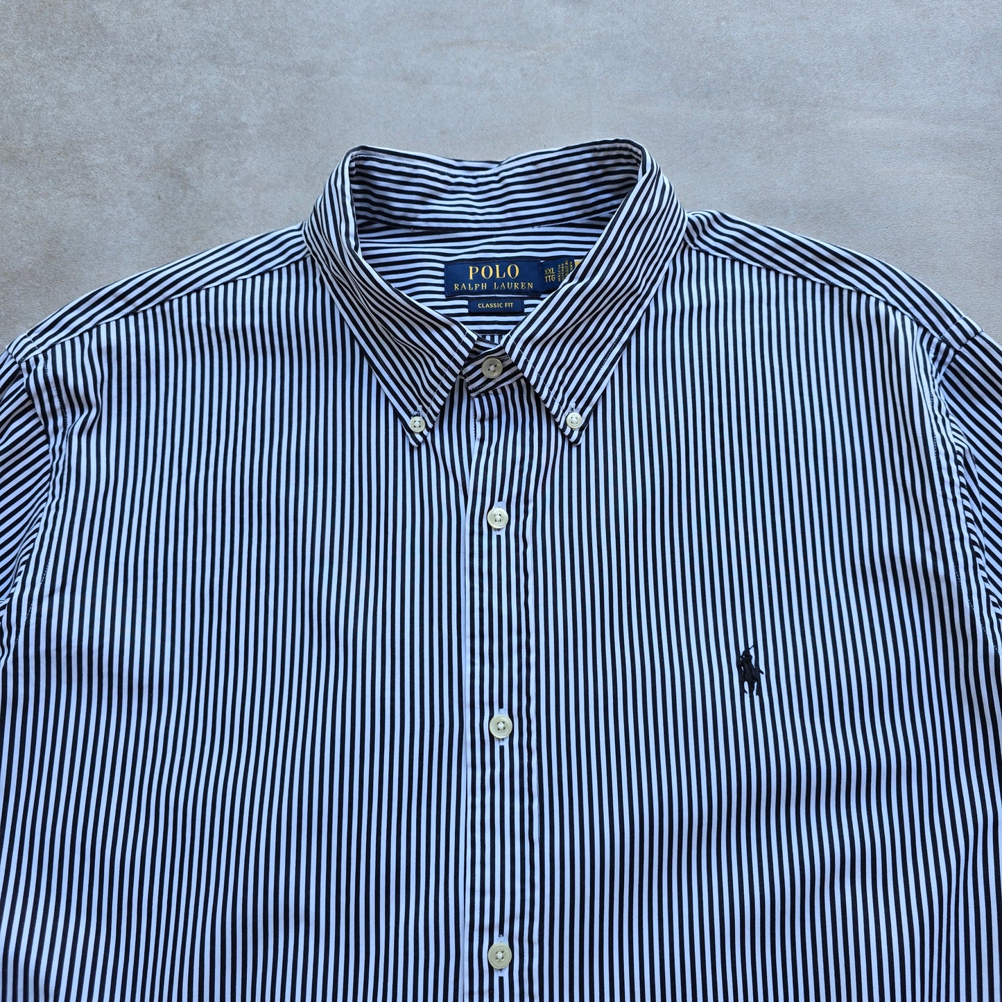 Ralph Lauren Striped Long Sleeve Button Up Shirt - XXL