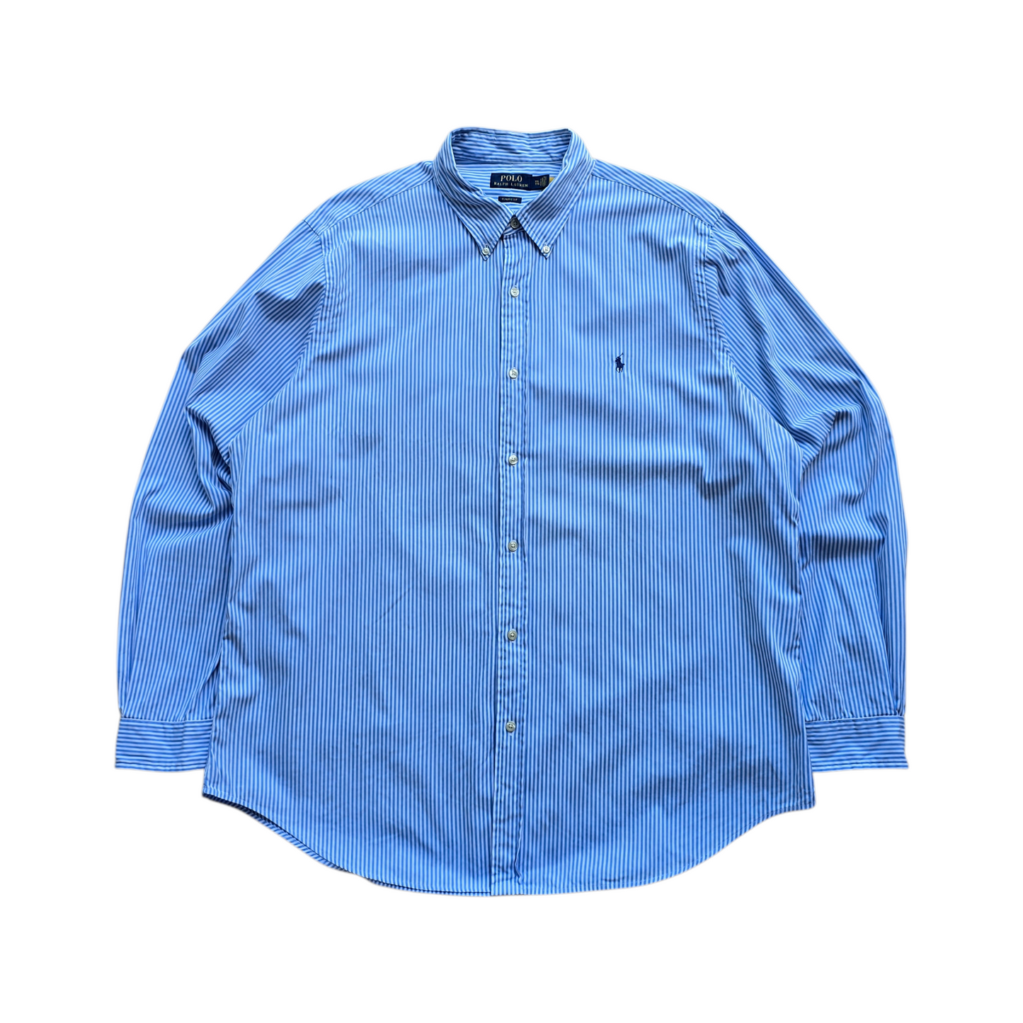 Ralph Lauren Striped Long Sleeve Button Up Shirt - XXL