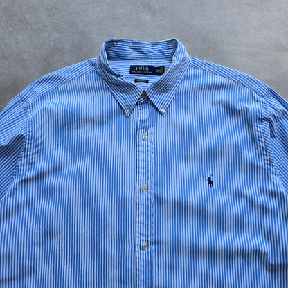 Ralph Lauren Striped Long Sleeve Button Up Shirt - XXL