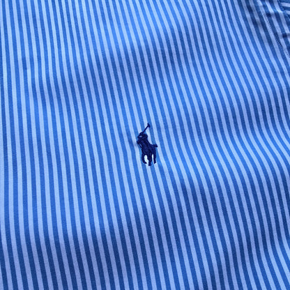 Ralph Lauren Striped Long Sleeve Button Up Shirt - XXL