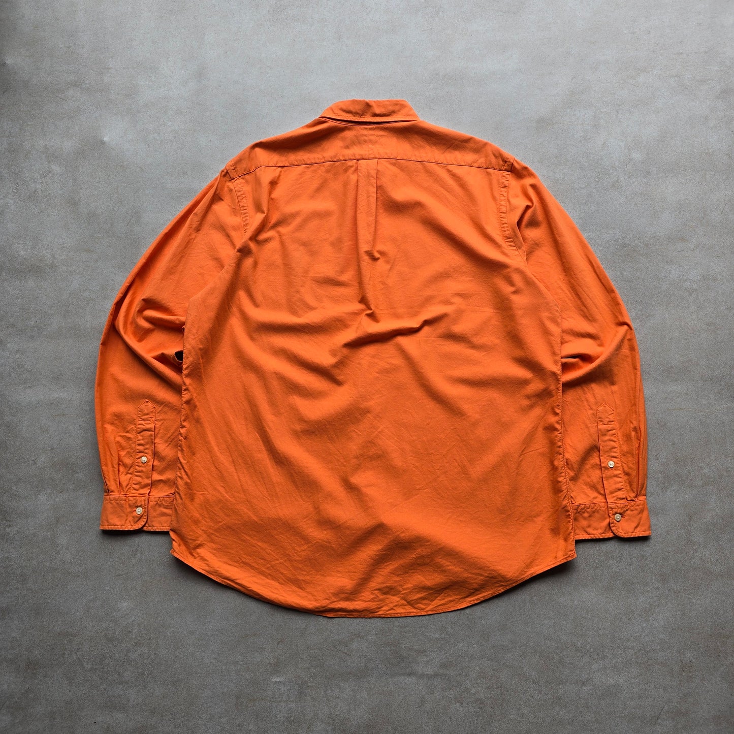 Ralph Lauren Orange Long Sleeve Button Up Shirt - XL