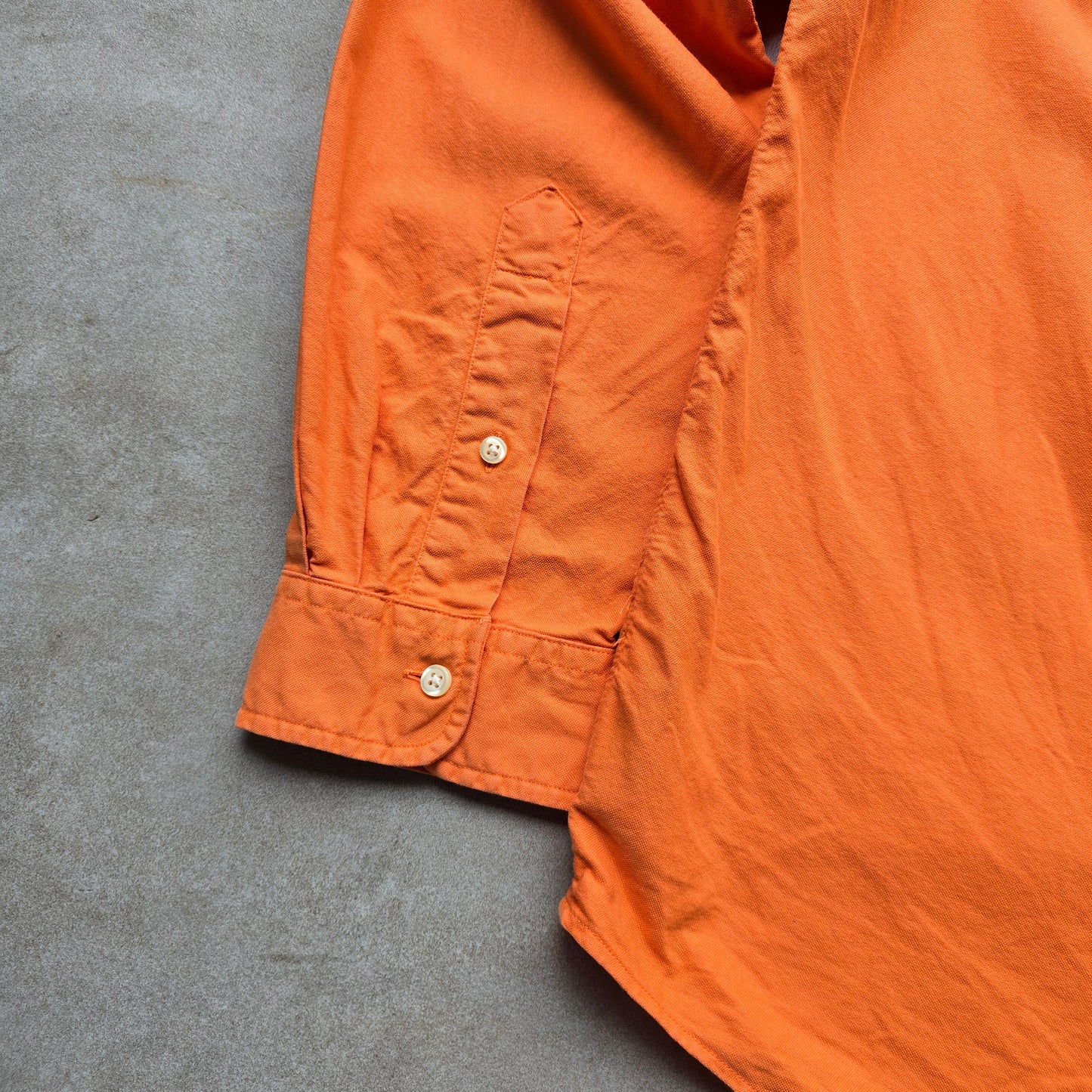 Ralph Lauren Orange Long Sleeve Button Up Shirt - XL