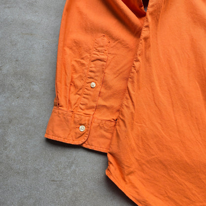 Ralph Lauren Orange Long Sleeve Button Up Shirt - XL