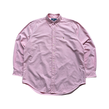 Ralph Lauren Pink Long Sleeve Button Up Shirt - XXL