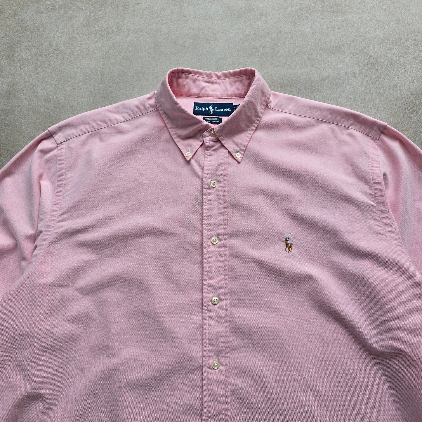 Ralph Lauren Pink Long Sleeve Button Up Shirt - XXL