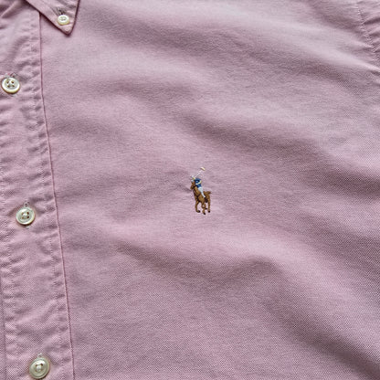 Ralph Lauren Pink Long Sleeve Button Up Shirt - XXL