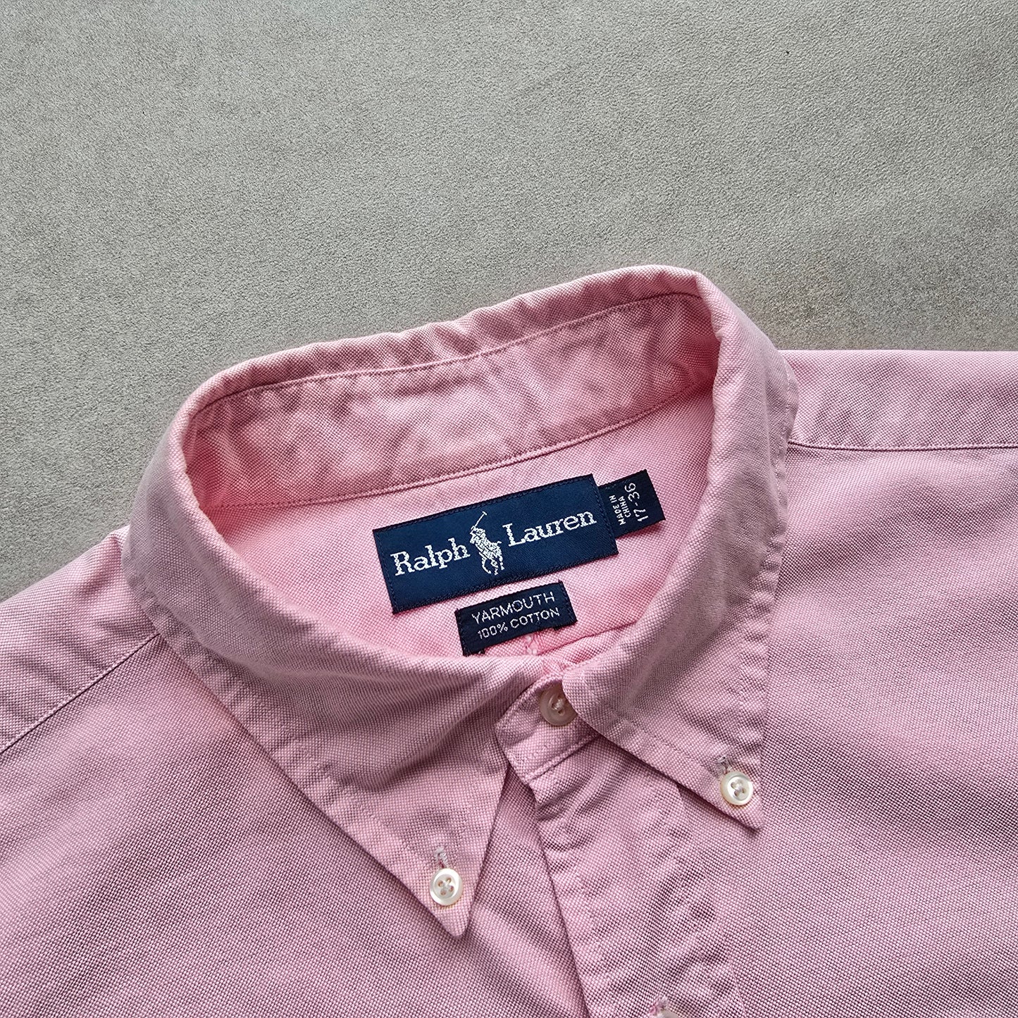 Ralph Lauren Pink Long Sleeve Button Up Shirt - XXL