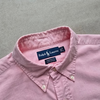 Ralph Lauren Pink Long Sleeve Button Up Shirt - XXL