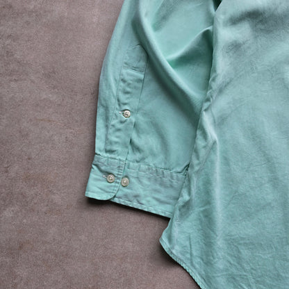 Vintage Ralph Lauren Green Long Sleeve Button Up Shirt - XXL