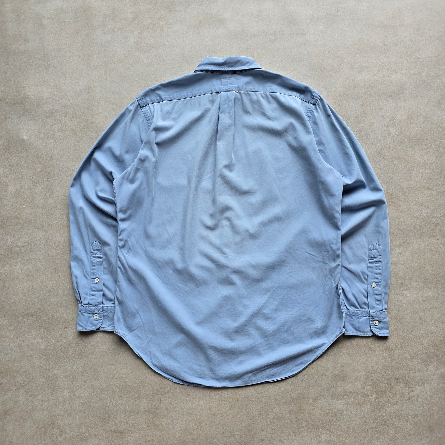 Vintage Ralph Lauren Blue Long Sleeve Button Up Shirt - M/L