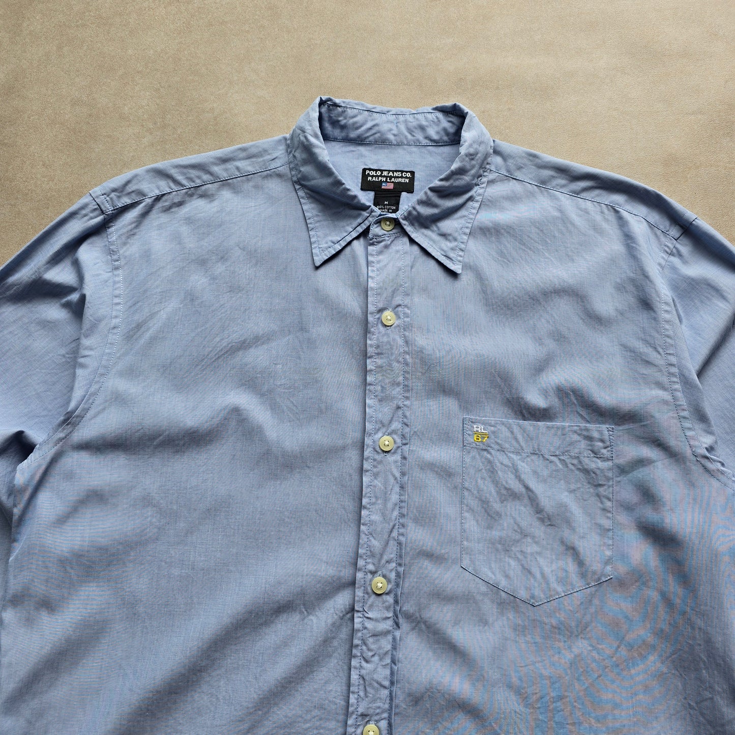 Vintage Ralph Lauren RL67 Long Sleeve Button Up Shirt - M