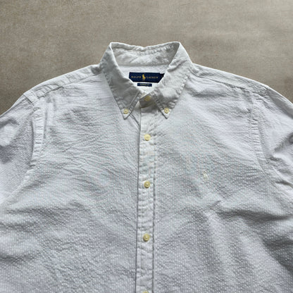 Ralph Lauren White Long Sleeve Button Up Shirt - L