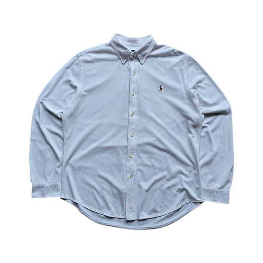 Ralph Lauren White Long Sleeve Button Up Shirt - XL
