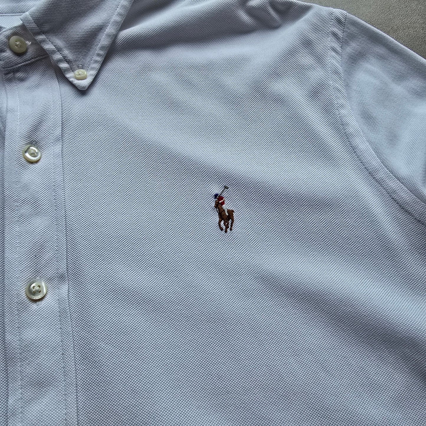 Ralph Lauren White Long Sleeve Button Up Shirt - XL