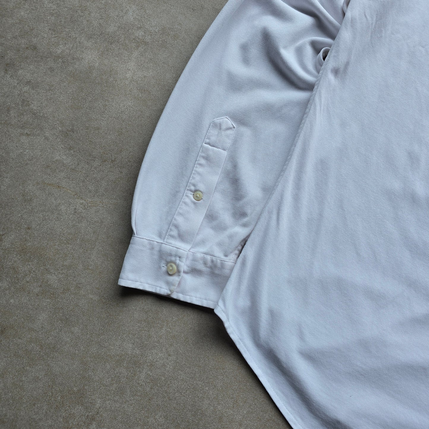 Ralph Lauren White Long Sleeve Button Up Shirt - XL
