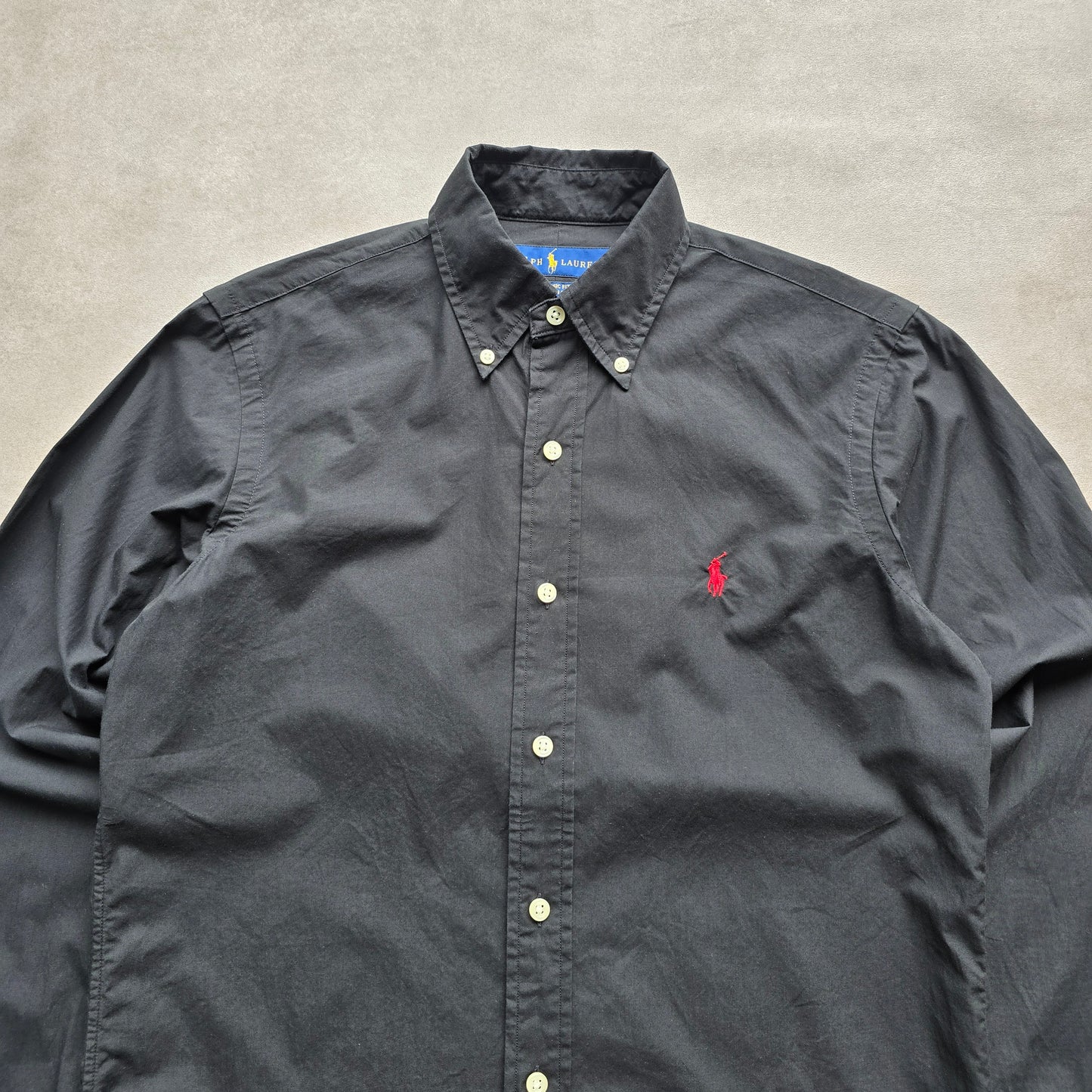 Ralph Lauren Black Long Sleeve Button Up Shirt - XS