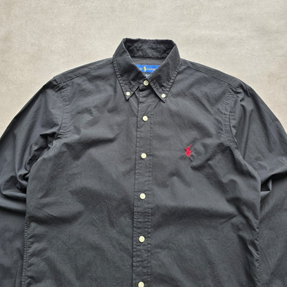 Ralph Lauren Black Long Sleeve Button Up Shirt - XS