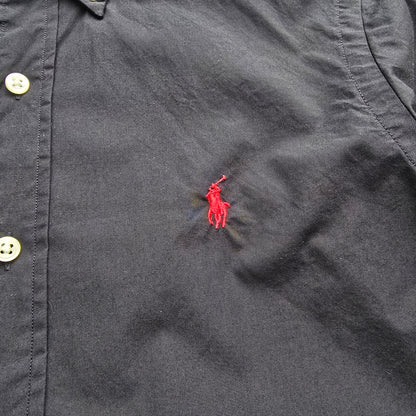 Ralph Lauren Black Long Sleeve Button Up Shirt - XS