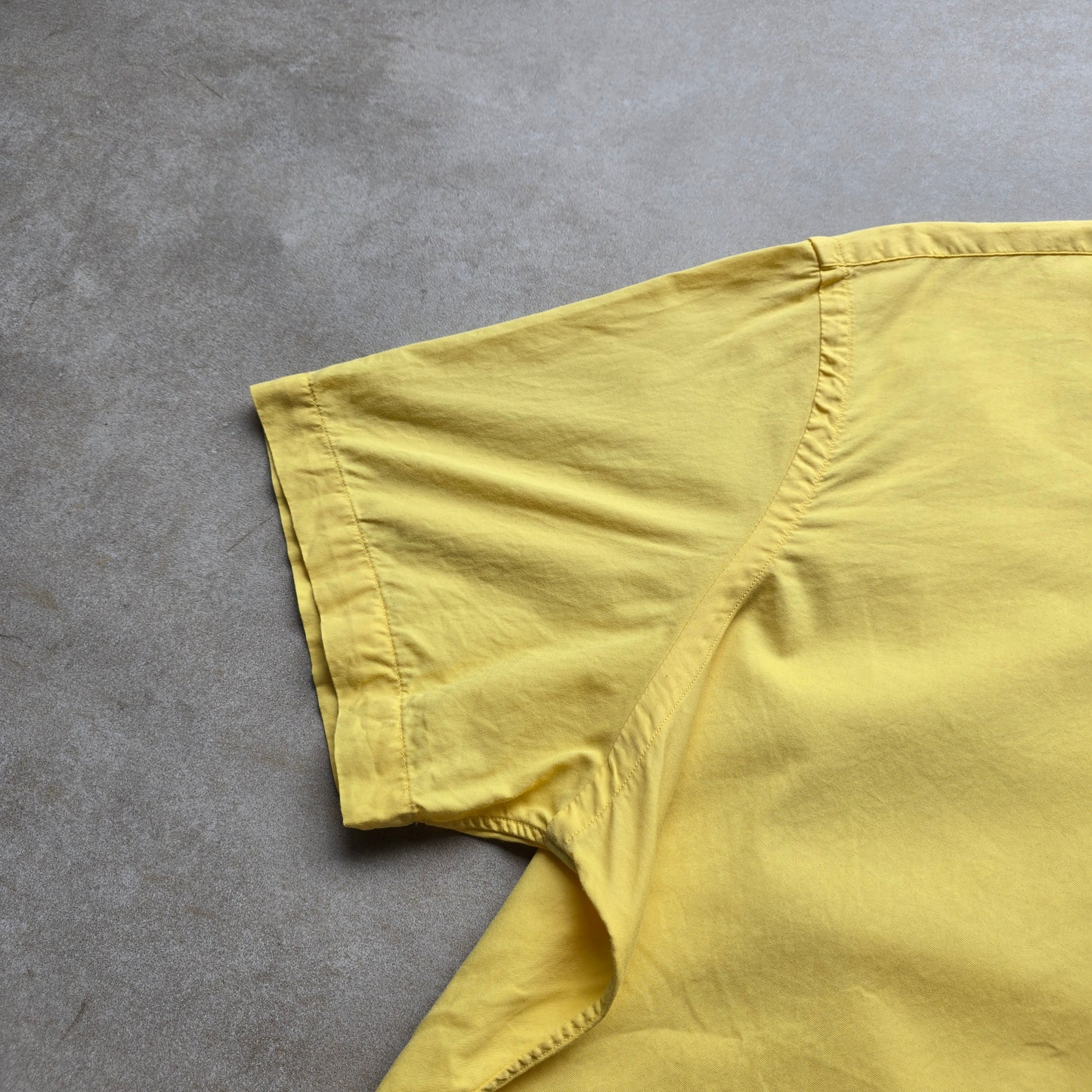 Ralph Lauren Yellow Short Sleeve Button Up Shirt - XXL