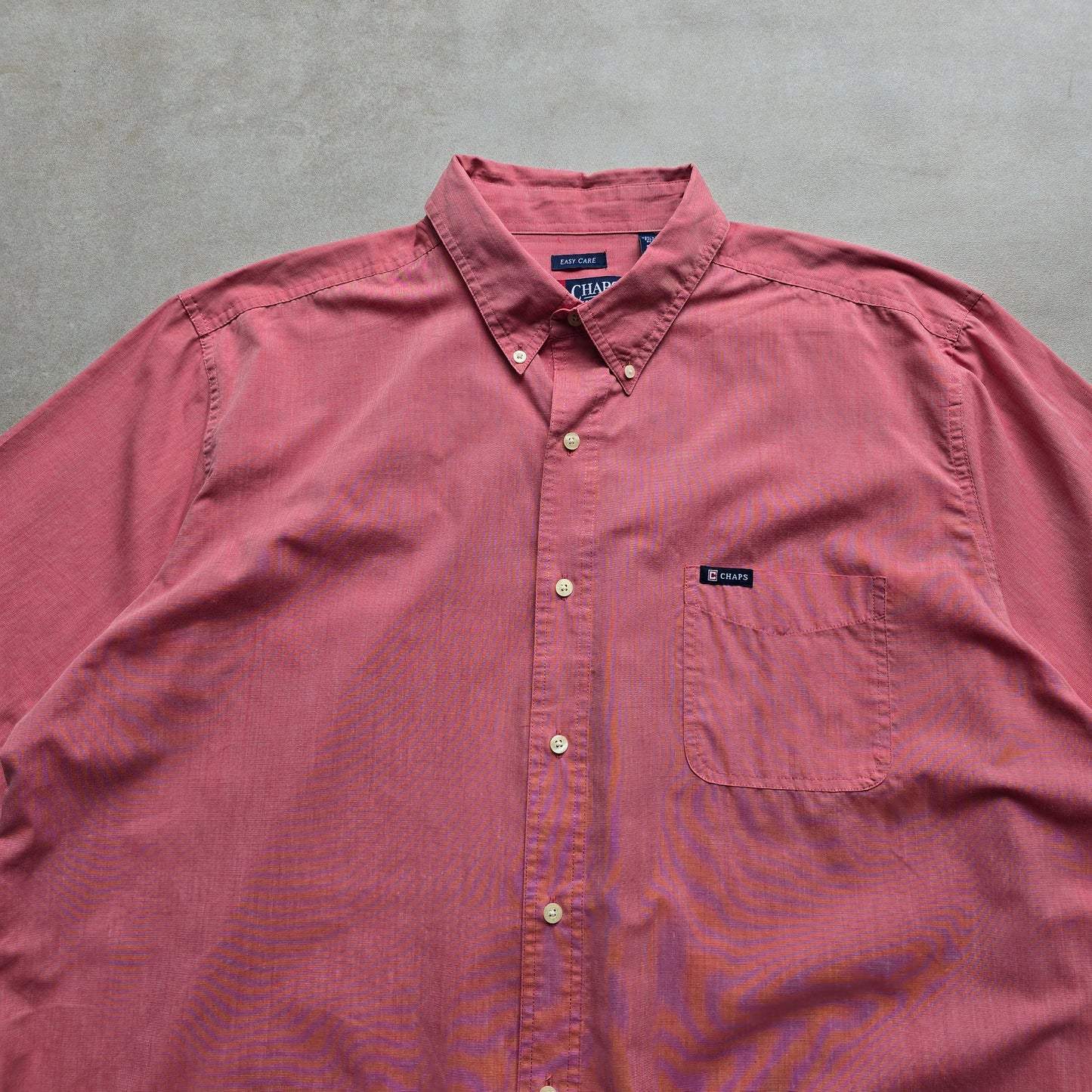 Vintage Chaps Ralph Lauren Short Sleeve Button Up Shirt - XXL