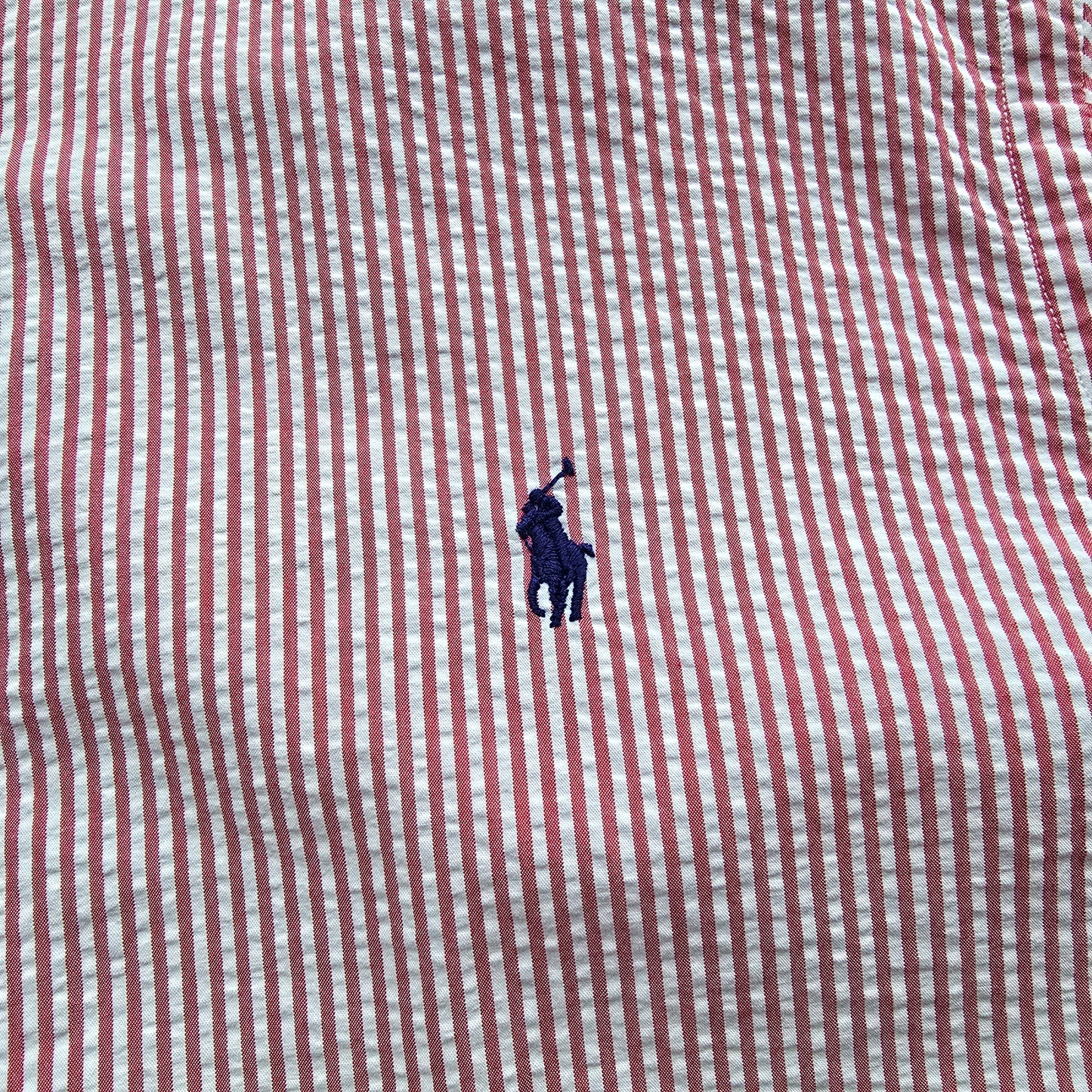 Ralph Lauren Striped Short Sleeve Button Up Shirt - M