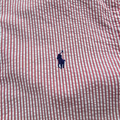 Ralph Lauren Striped Short Sleeve Button Up Shirt - M