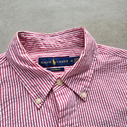 Ralph Lauren Striped Short Sleeve Button Up Shirt - M