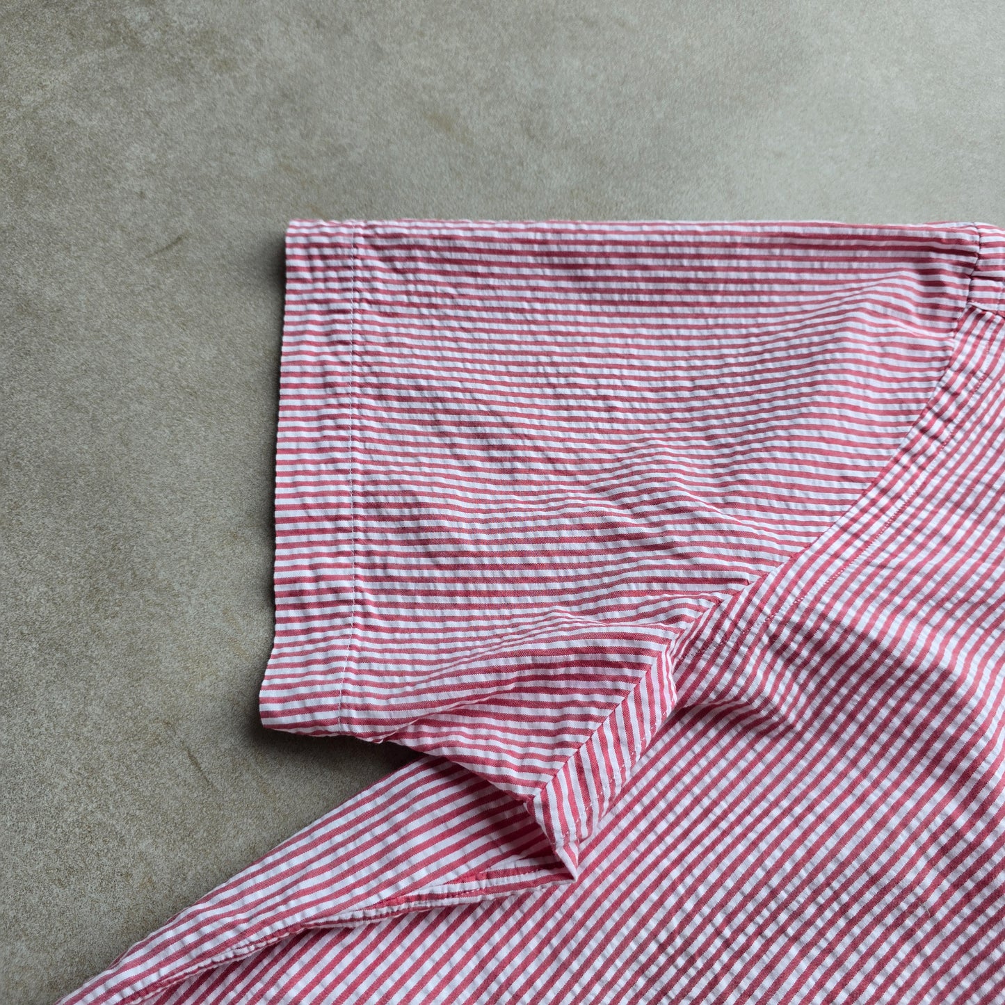 Ralph Lauren Striped Short Sleeve Button Up Shirt - M