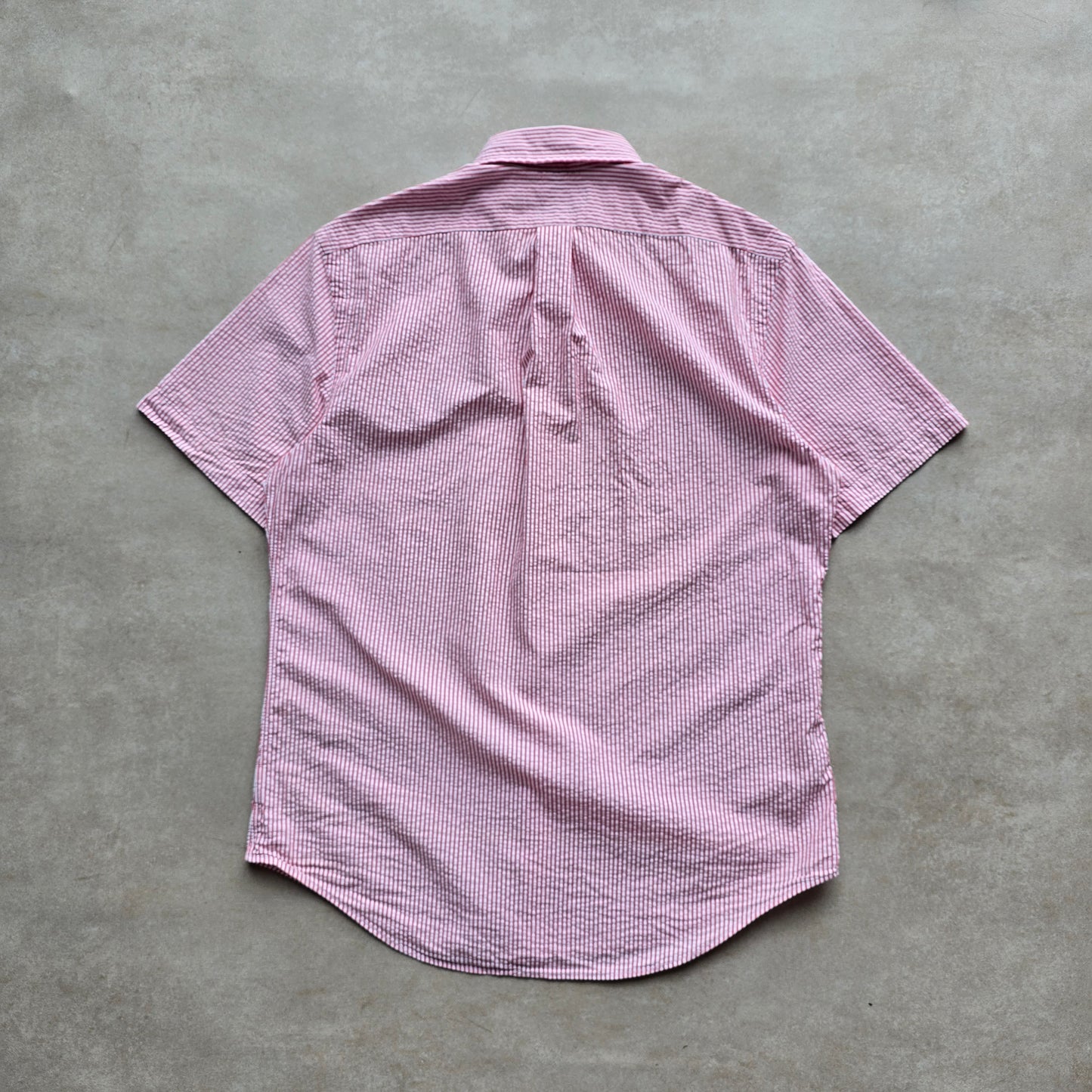 Ralph Lauren Striped Short Sleeve Button Up Shirt - M