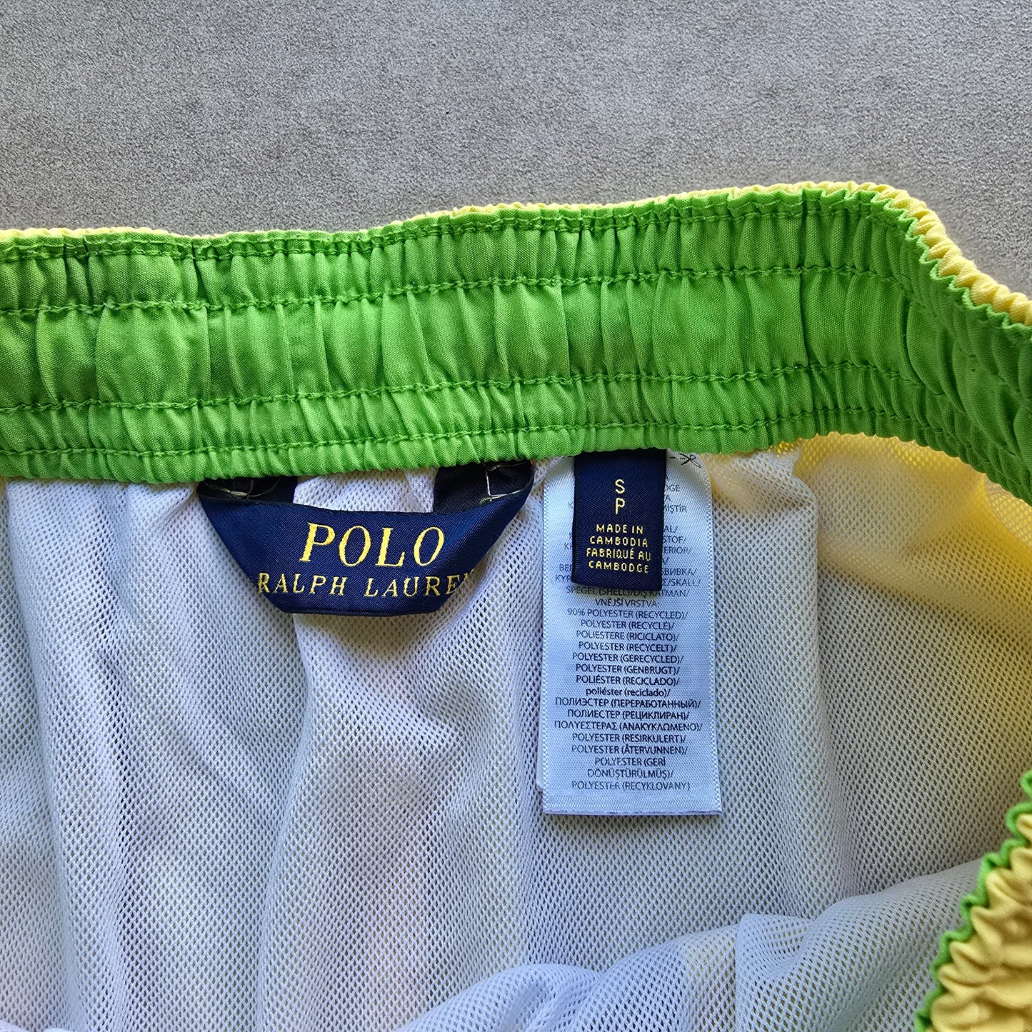 Ralph Lauren Yellow Swim Shorts - S