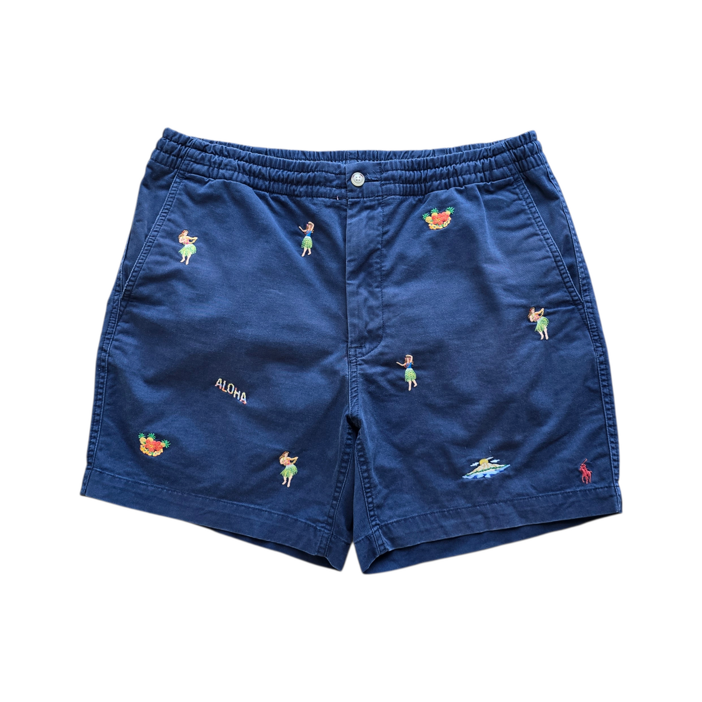 Ralph Lauren Hula Girl AOP Shorts - L