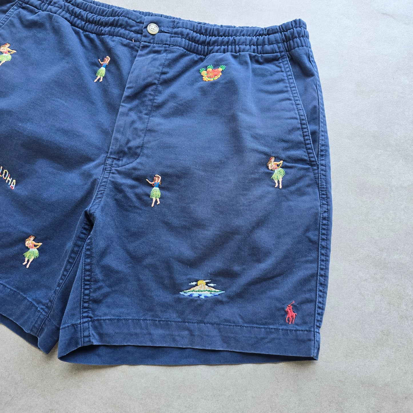 Ralph Lauren Hula Girl AOP Shorts - L