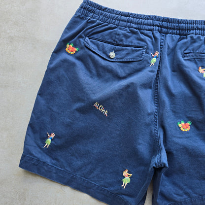 Ralph Lauren Hula Girl AOP Shorts - L
