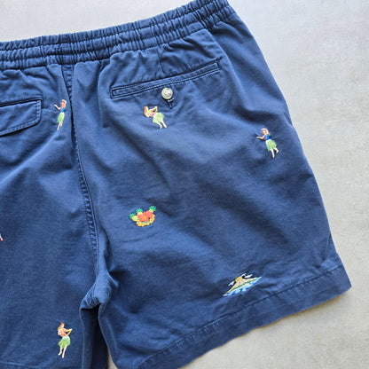Ralph Lauren Hula Girl AOP Shorts - L