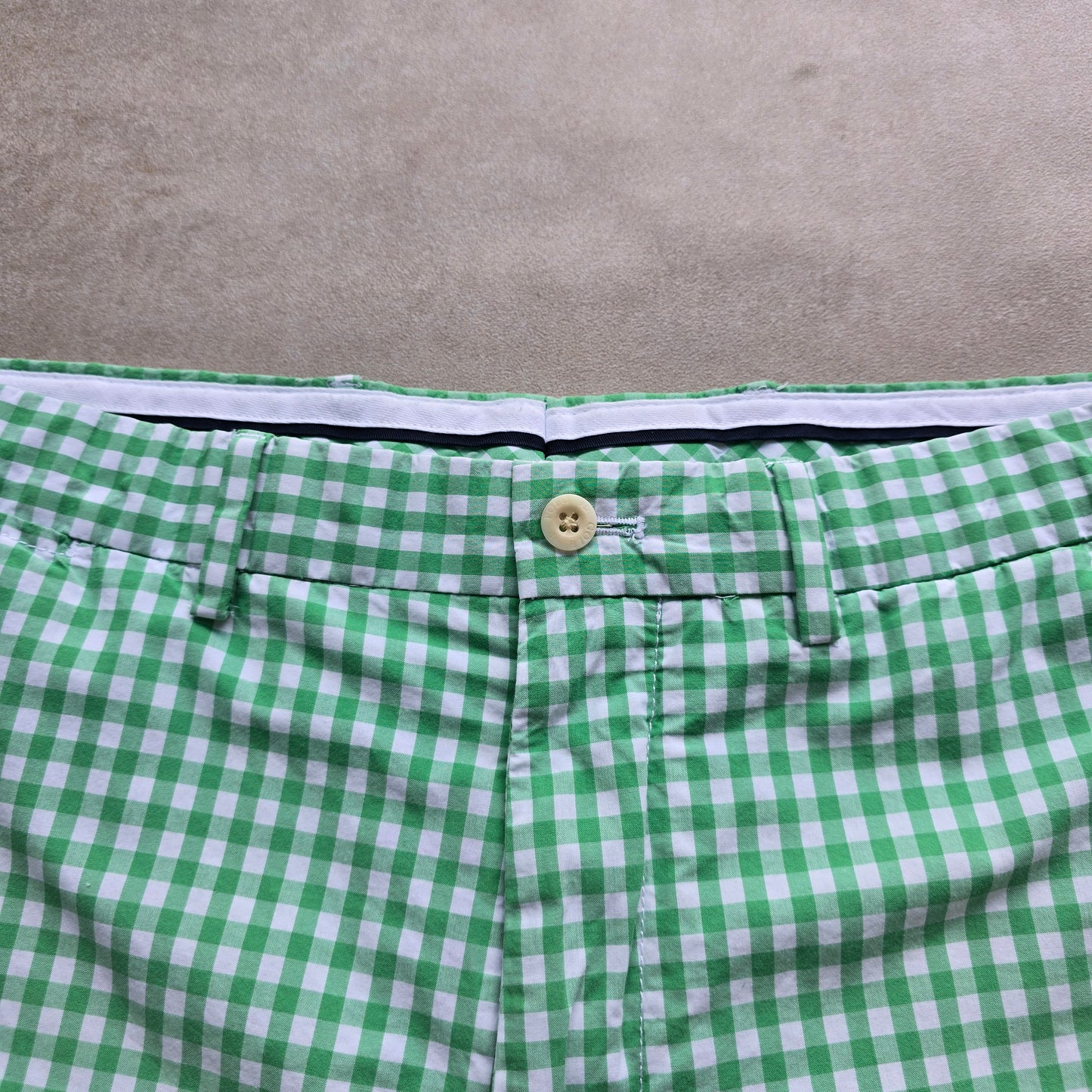 Vintage Ralph Lauren Golf Check Shorts - 34