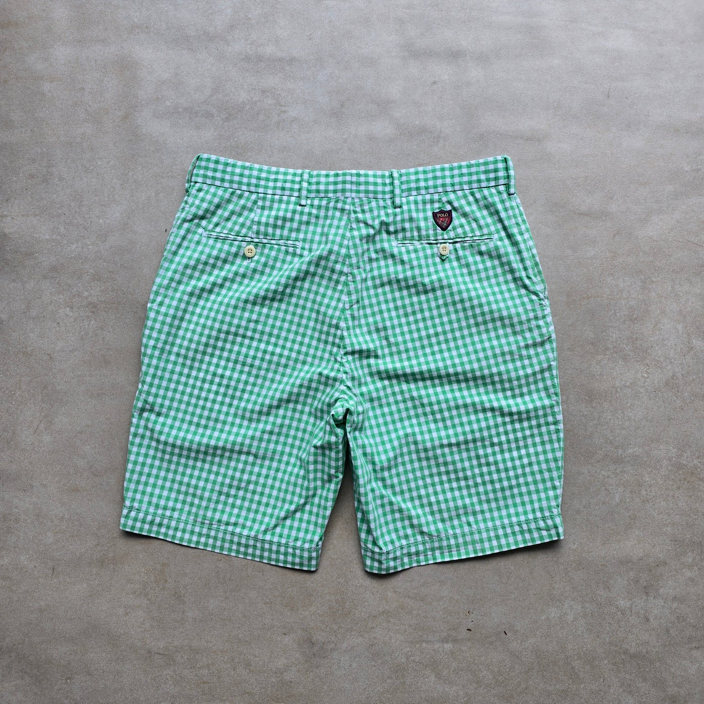 Vintage Ralph Lauren Golf Check Shorts - 34