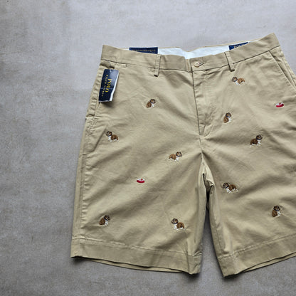 Ralph Lauren Dog AOP Shorts (NEW) - 36