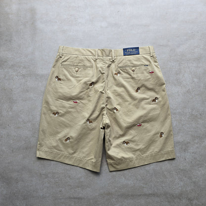 Ralph Lauren Dog AOP Shorts (NEW) - 36