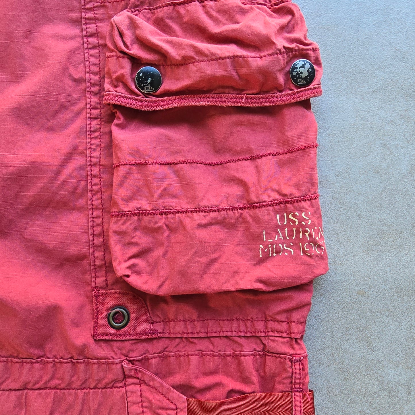 RARE Ralph Lauren Military Tactical Cargo Shorts - 36
