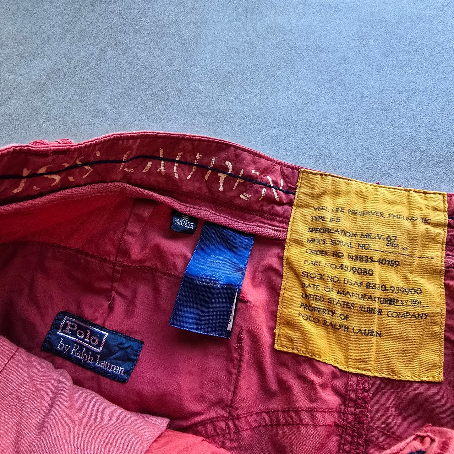 RARE Ralph Lauren Military Tactical Cargo Shorts - 36