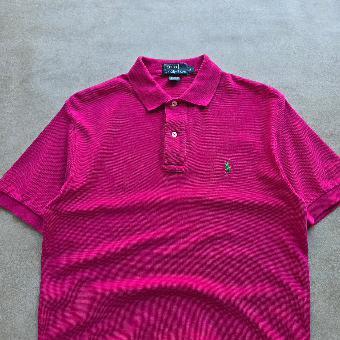 Vintage Ralph Lauren Pink Polo Shirt - S