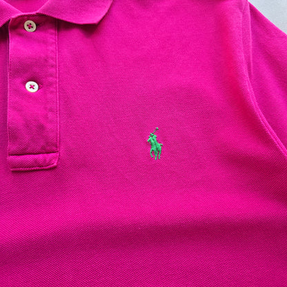 Vintage Ralph Lauren Pink Polo Shirt - S